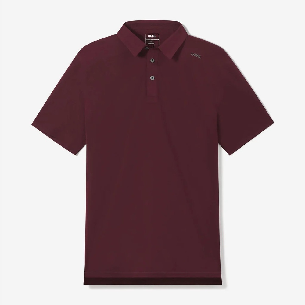 UNRL Legend Polo, Medium, Dark Maroon